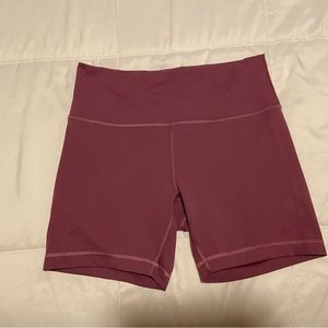 Lululemon Wunder Train High-Rise Short 6” Vintage Plum